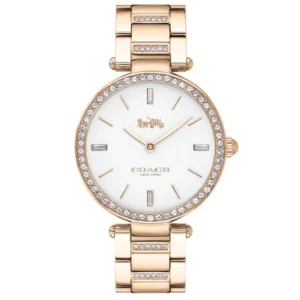 Round Analog White Dial Ladies